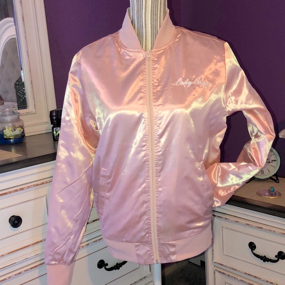 -LADY GAGA JOANNE TOUR OVERSIZED BOMBER JACKET-